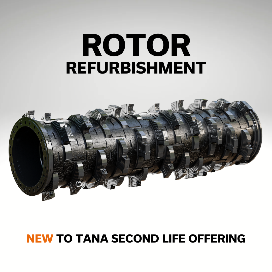 rotor refurbishment tana second life