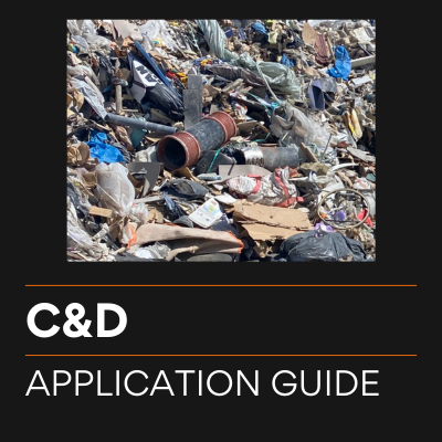 C&D application guide for waste shredding