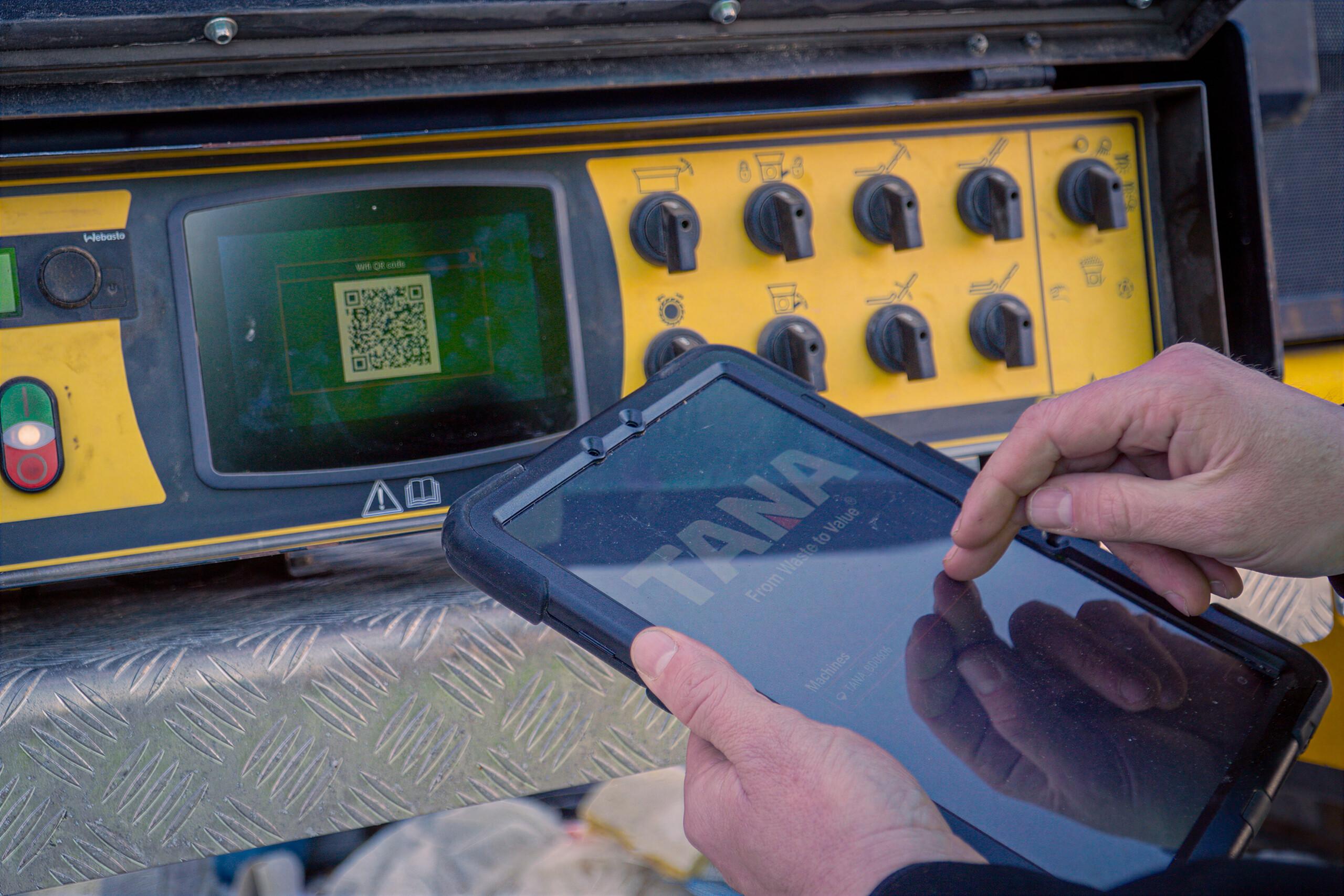 Tana Wingman is an operator interface with a live machine view.